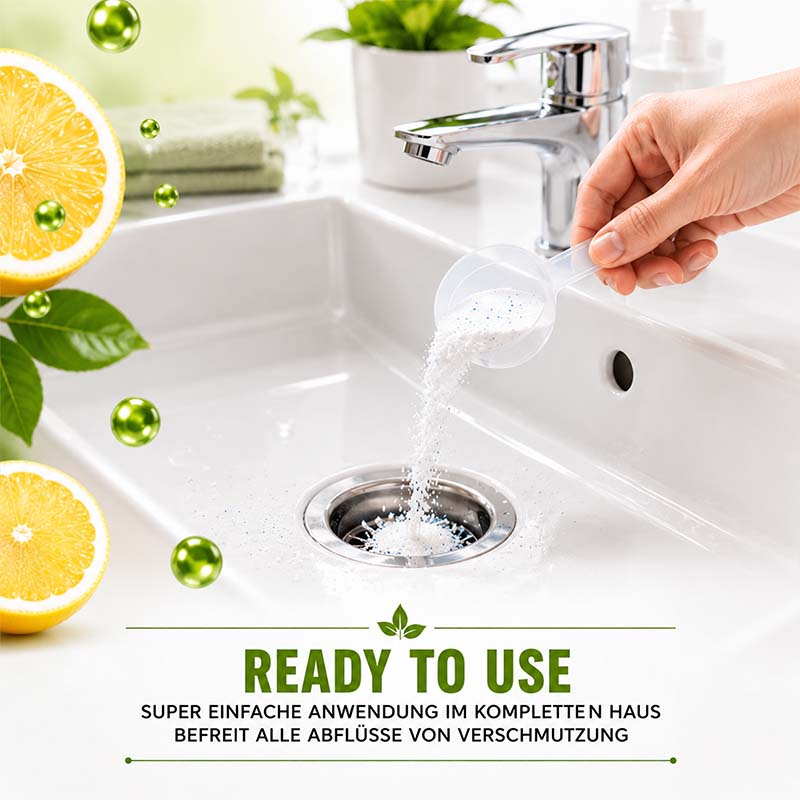 Rohrreiniger Pulver Citrus-Ultra (1,5 kg) Abflussreiniger für freie Abflüsse