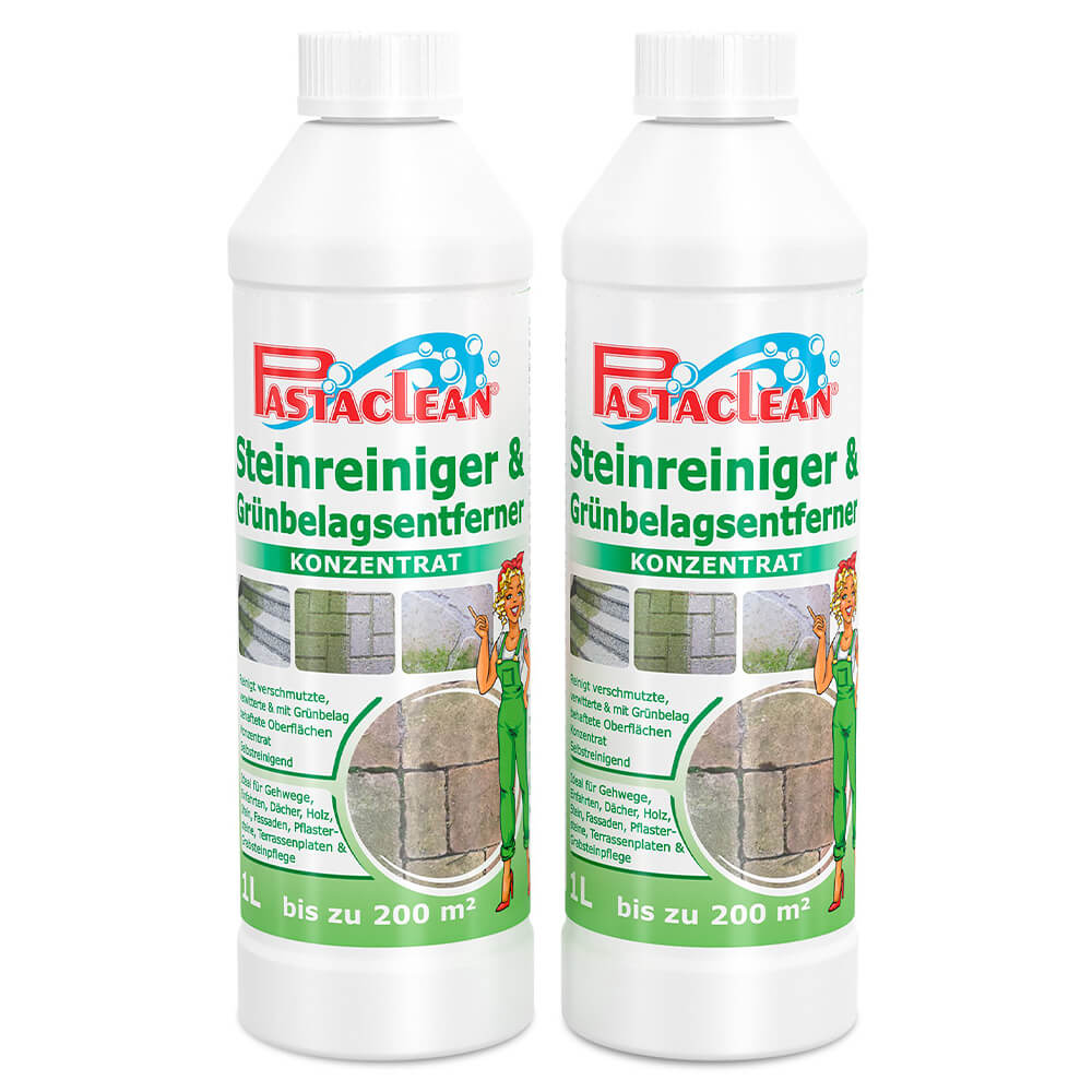 Grünbelagentferner Steinreiniger 2 Liter Pastaclean