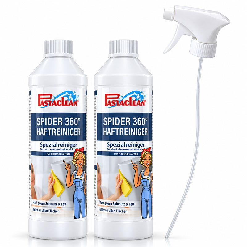 Spider 360° Haftreiniger, 2x 500ml