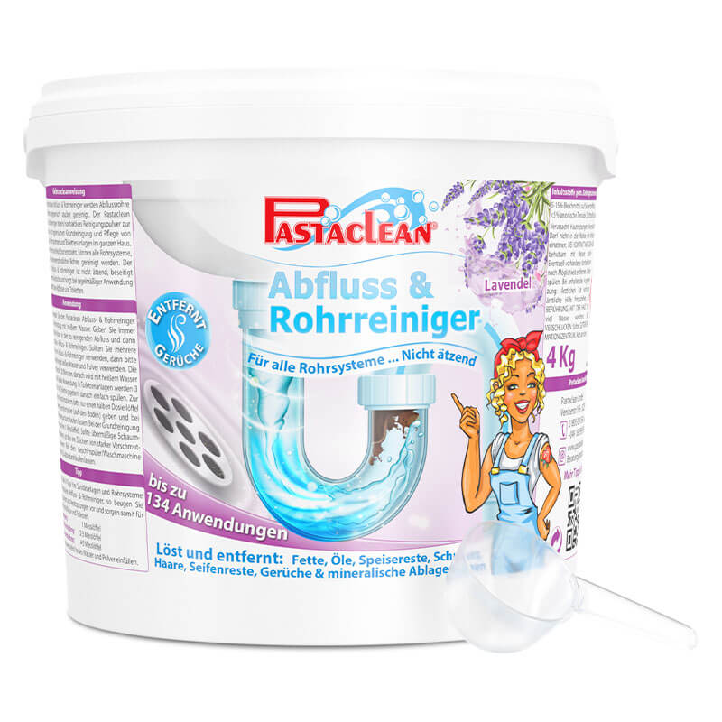 Pastaclean Rohrreiniger mit Duft Lavendel 4kg Rohrreiniger mit Duft Lavendel Pastaclean