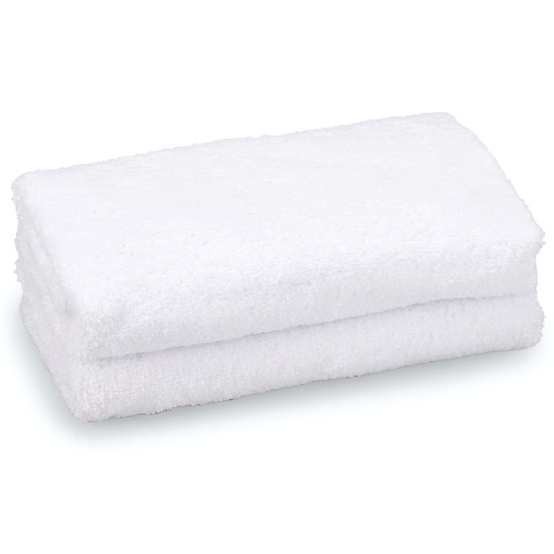 Antibakterielle saugstarke Handtücher (Weiß), 2 Stück
