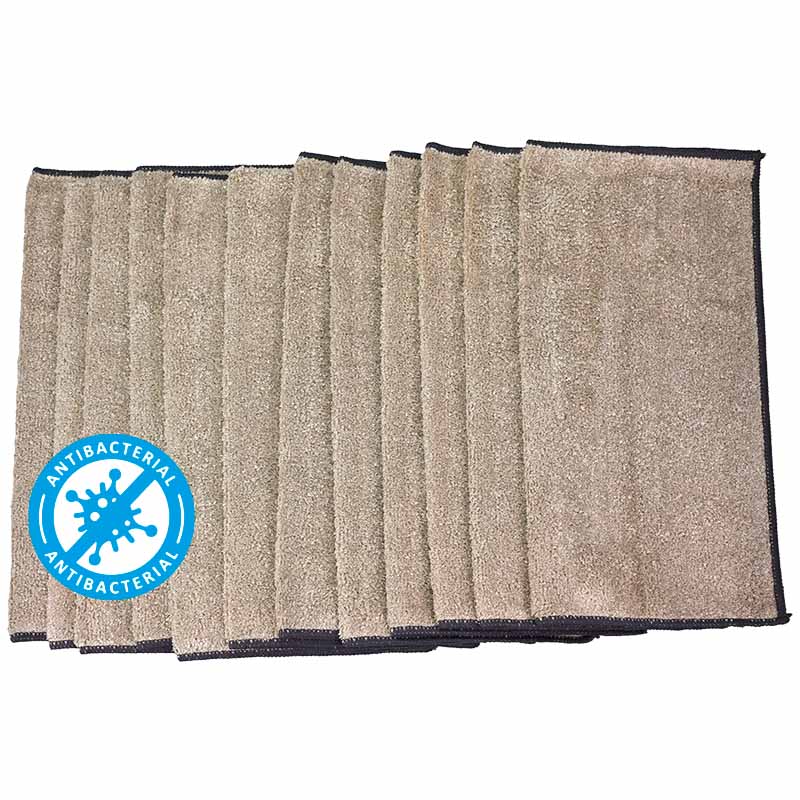 Micro Magic Flauschtuch antibakteriell Sand 12tlg Flauschtuch Set Micro Magic 12 Stück sand