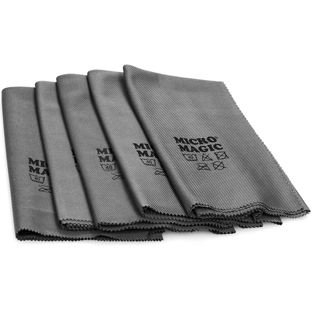 Glas Poliertücher Anthrazit 5tlg Poliertücher anthrazit 5 Stück Pastaclean
