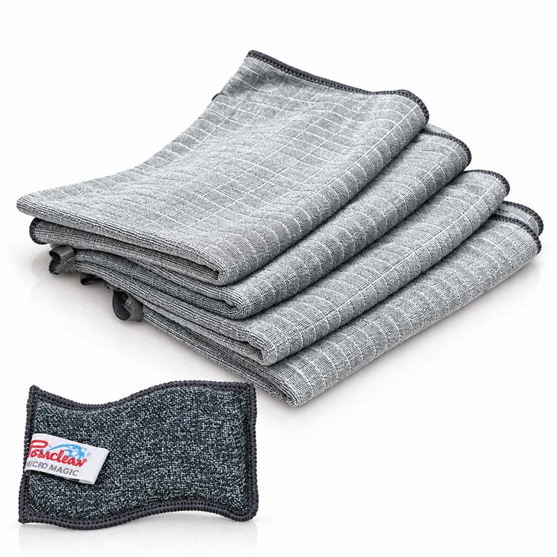 Geschirrtücher Maxi (Silbergrau), 4tlg.