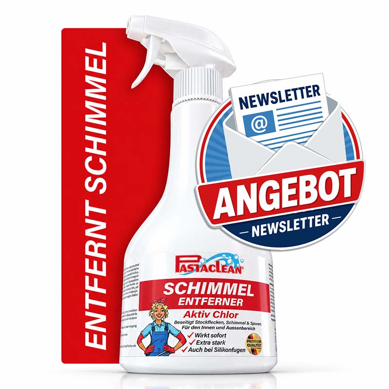 Schimmelentferner mit Aktiv-Chlor - Schimmelspray für Wand, Bad, Silikonfugen, 500 ml
