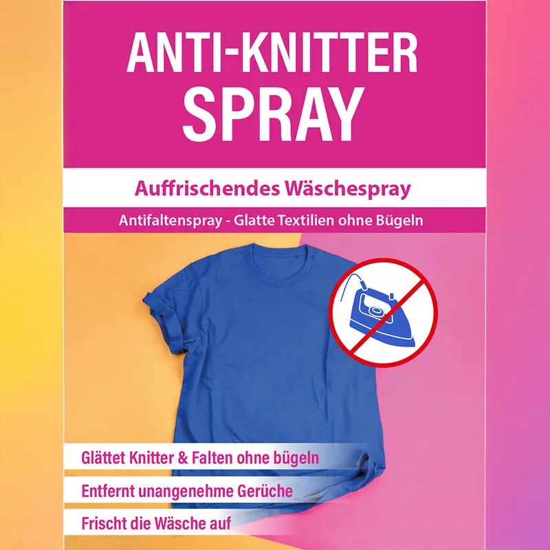 Anti Knitter Spray Wäschespray Antifaltenspray Detail von Pastaclean Anti Knitter Spray Wäschespray Antifaltenspray Detail von Pastaclean