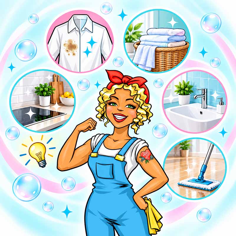 Putztipps und Haushaltshacks in der Pastaclean Putz-App