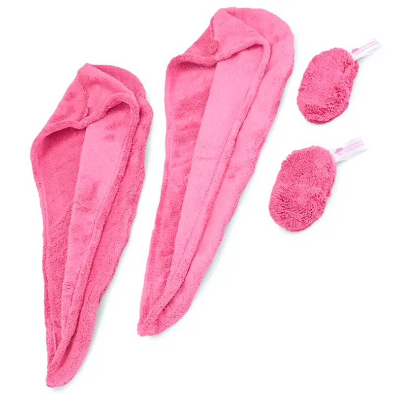 Haarturban Abschmink Pads Geschenk Set Beere Pastaclean