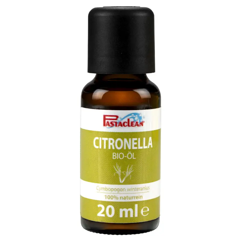 Bio Citronellaöl Cymbopogon Winterianus 20 ml Pastaclean Bio Citronellaöl Cymbopogon Winterianus 20 ml Pastaclean