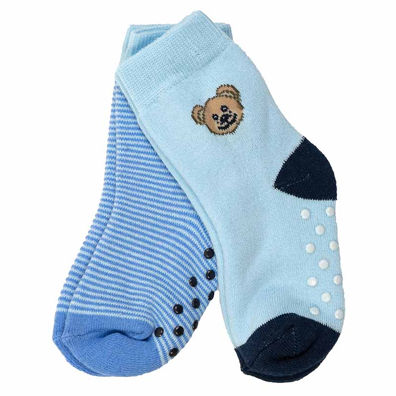 2 Paar - Baby Socken Anti-Rutsch