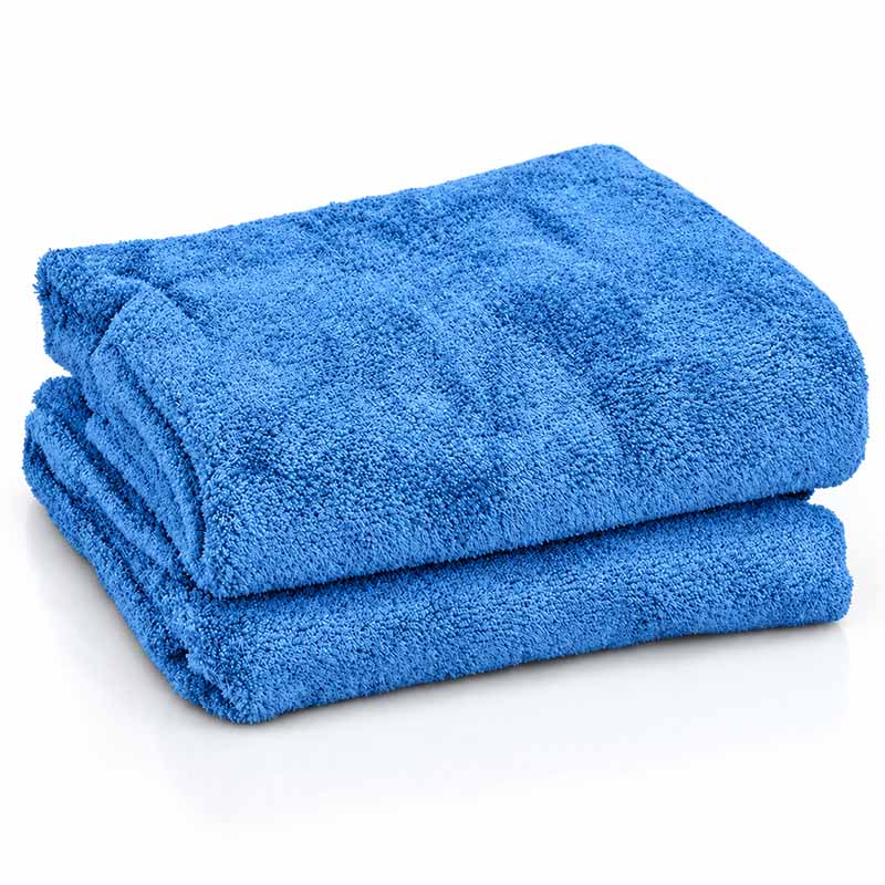 Sport & Freizeit Badetuch 70 x 140 cm (Taubenblau) Geschenk Set, 2tlg.