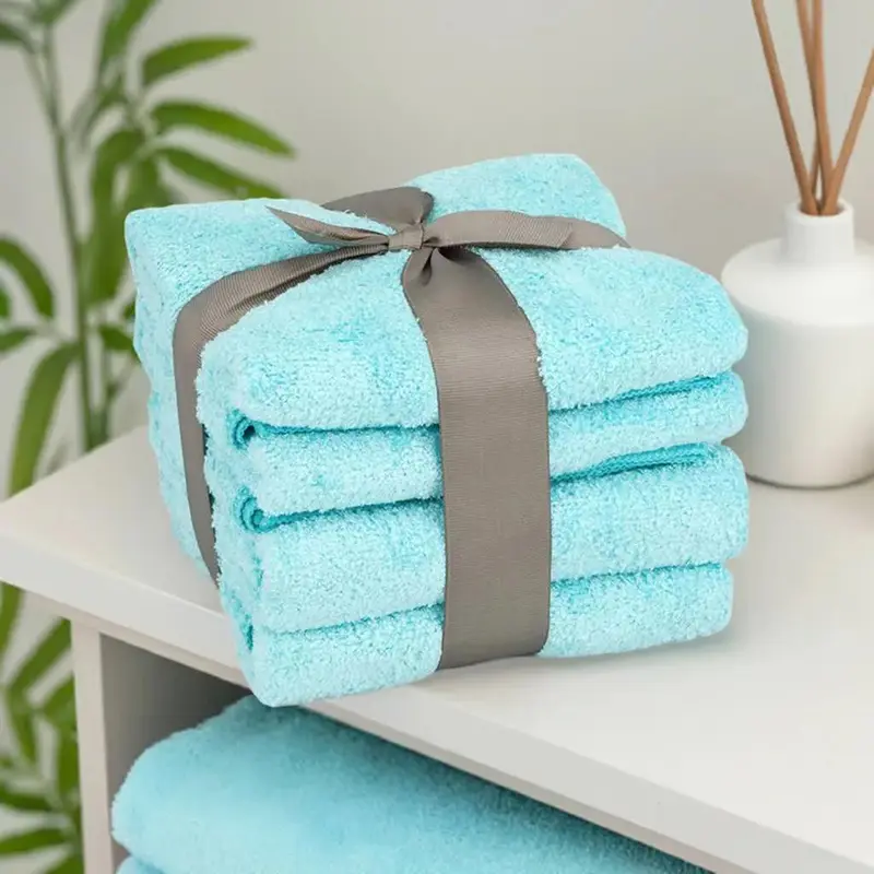 Handtücher Badehandtücher Geschenk Set Türkis Pastaclean