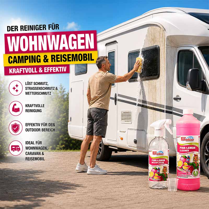 Pink Lemon Cleaner (1000 ml) Universalreiniger Konzentrat – Starker Fettlöser für den Haushalt
