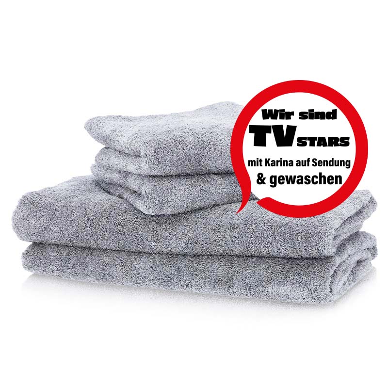 Badehandtuch Set Grau Second-Hand