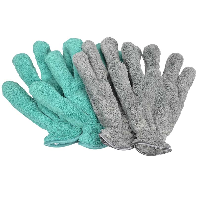 4er-Pack Staubhandschuhe - 5 Finger Handschuh
