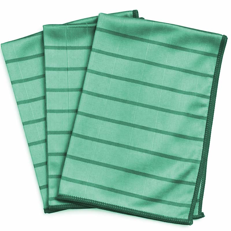 Bambus Reinigungstücher 3er Set Grün, 50 x 40 cm, Trockentücher, geeignet für Fenster, Glas, Lack, Auto, Bad, nachhaltige Putztücher, umweltfreundliche Reinigung, hochwertige Mikrofasertücher, effiziente Schmutzentfernung, Waschmaschinengeeignet