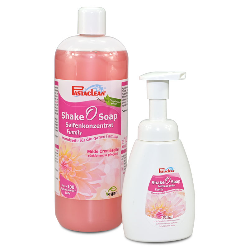 Handseife Konzentrat mit Seifenspender 1 Liter Pastaclean