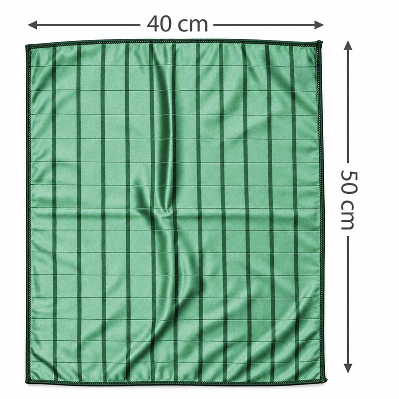 Bambus Fenstertücher 3er-Set 40 × 50 cm streifenfrei, ideal für Fensterreinigung, aus Bambus-Material für streifenfreies Ergebnis, geeignet für Glas- und Fensteroberflächen.