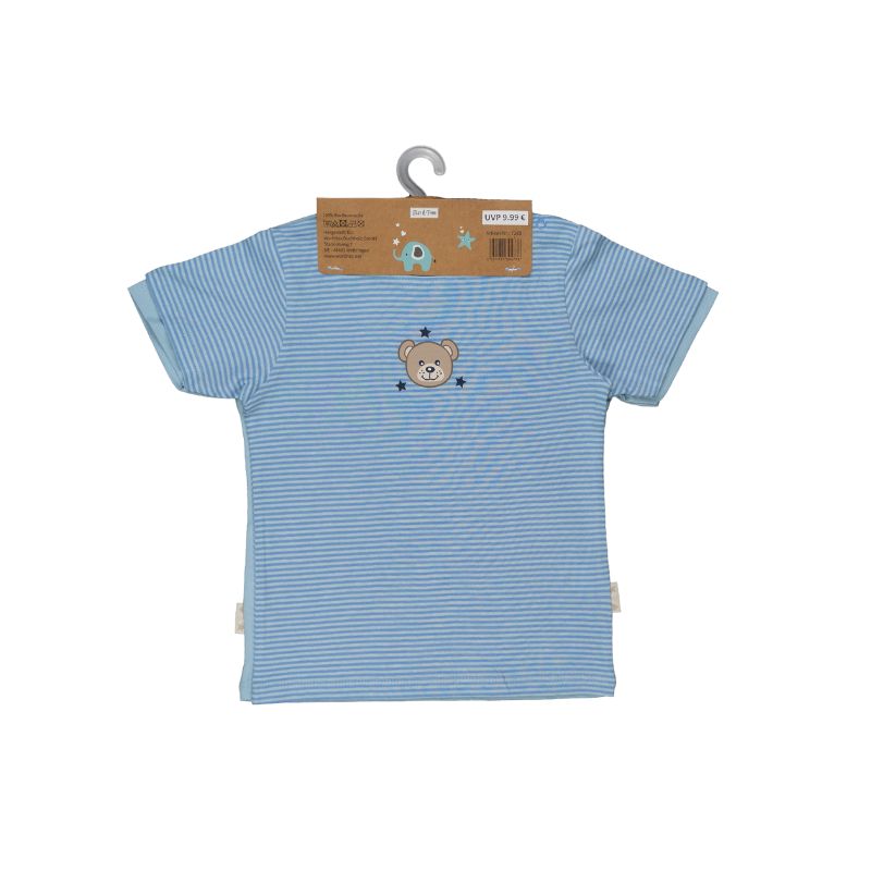 Lilly & Fynn Baby T-Shirt,  kurzarm, 2er Set, 100% Bio-Baumwolle