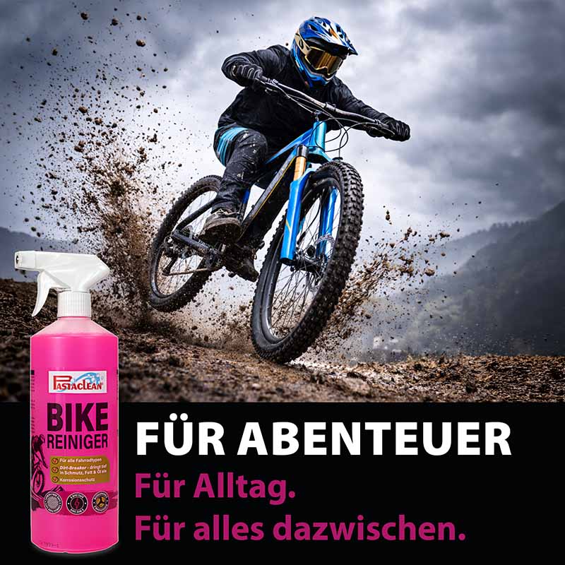 Fahrradreiniger, 1 Liter Sprühflasche, für alle Fahrradtypen, effektiv gegen Schmutz und Öl, geeignet für Mountainbikes, ideal für regelmäßige Fahrradpflege und Wartung, leistungsstarker Bike Cleaner zur Reinigung und Pflege.