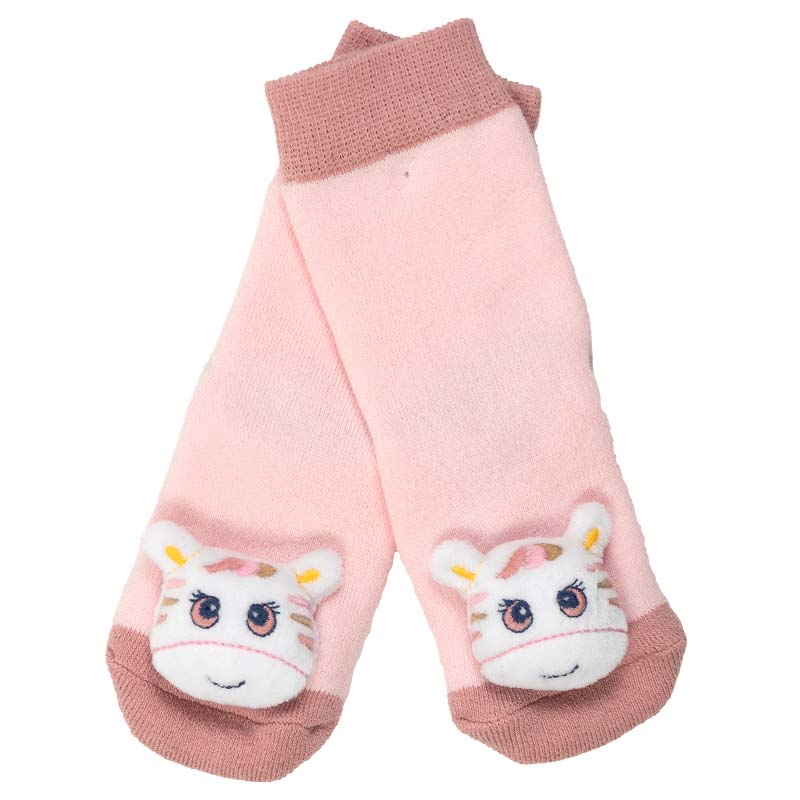 1 Paar - Baby Rasselsocken