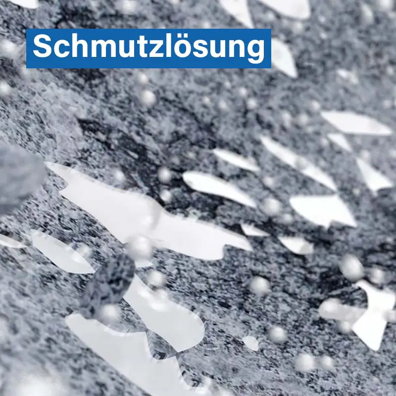 WC Pulver Schmutzlösung