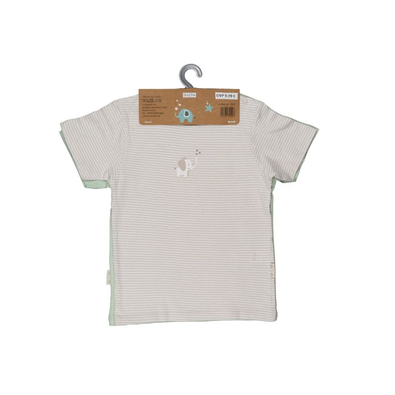 Lilly & Fynn Baby T-Shirt,  kurzarm, 2er Set, 100% Bio-Baumwolle