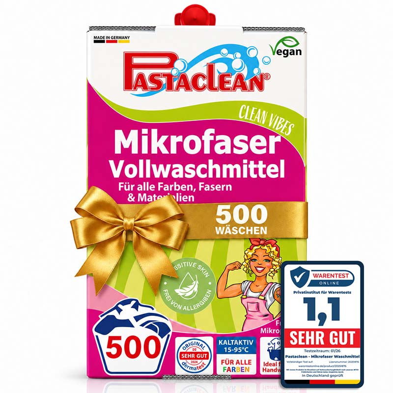 Flüssigwaschmittel Konzentrat für 500 Wäschen, Universal Waschmittel, 5 Liter