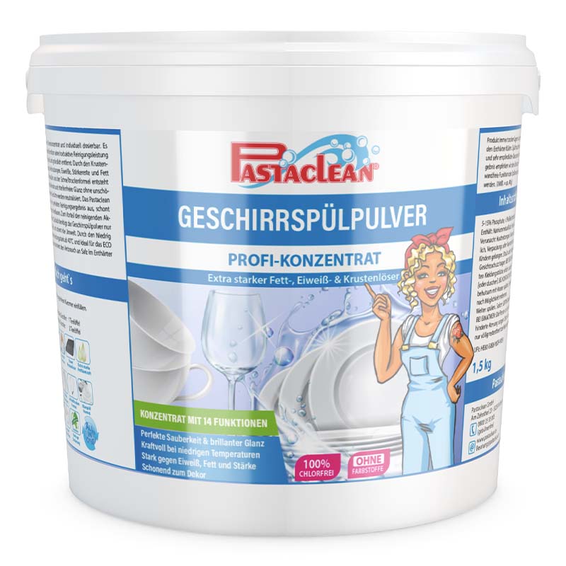 Geschirrspülpulver Konzentrat 1500g Geschirrspülpulver Pastaclean 1500g