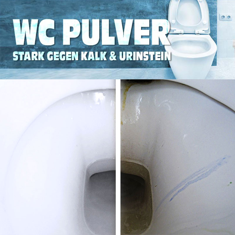WC Pulver Vorher Nachher WC Pulver Vorher Nachher