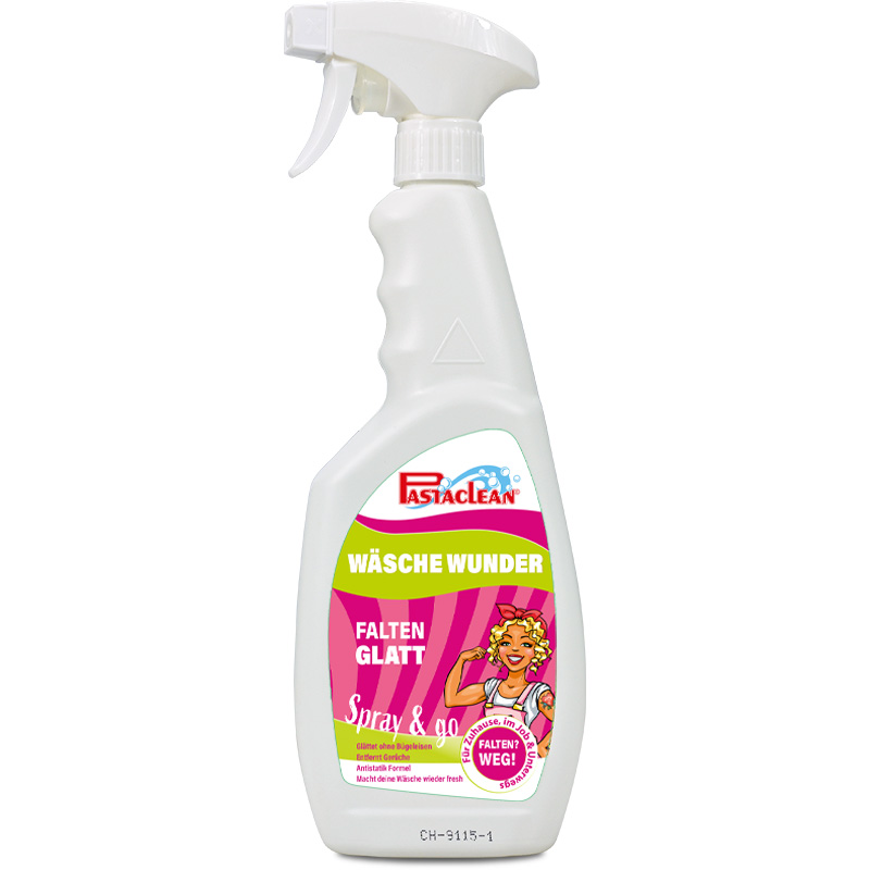 Wäsche Wunder Faltenglatt Anti Faltenspray von Pastaclean Wäsche Wunder Faltenglatt Anti Faltenspray von Pastaclean