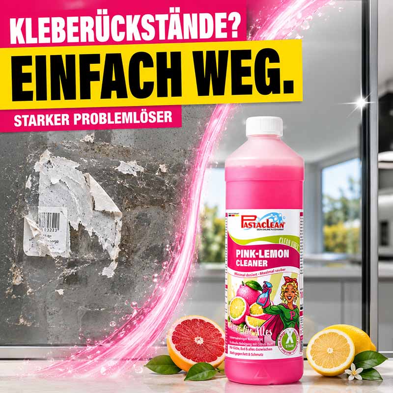 Pink Lemon Cleaner (1000 ml) Universalreiniger Konzentrat – Starker Fettlöser für den Haushalt