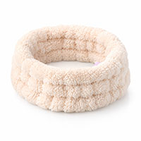 Haarband beige, plüschig, weich, Accessoire, Mode, Damen, Haarschmuck, Flexibel, Elastisch, Stirnband, Geschenk, Alltag, Freizeit, Styling, Trend, Must-have, Accessoire für Haare, Hygienisch, Waschbar, Komfortabel, Leicht