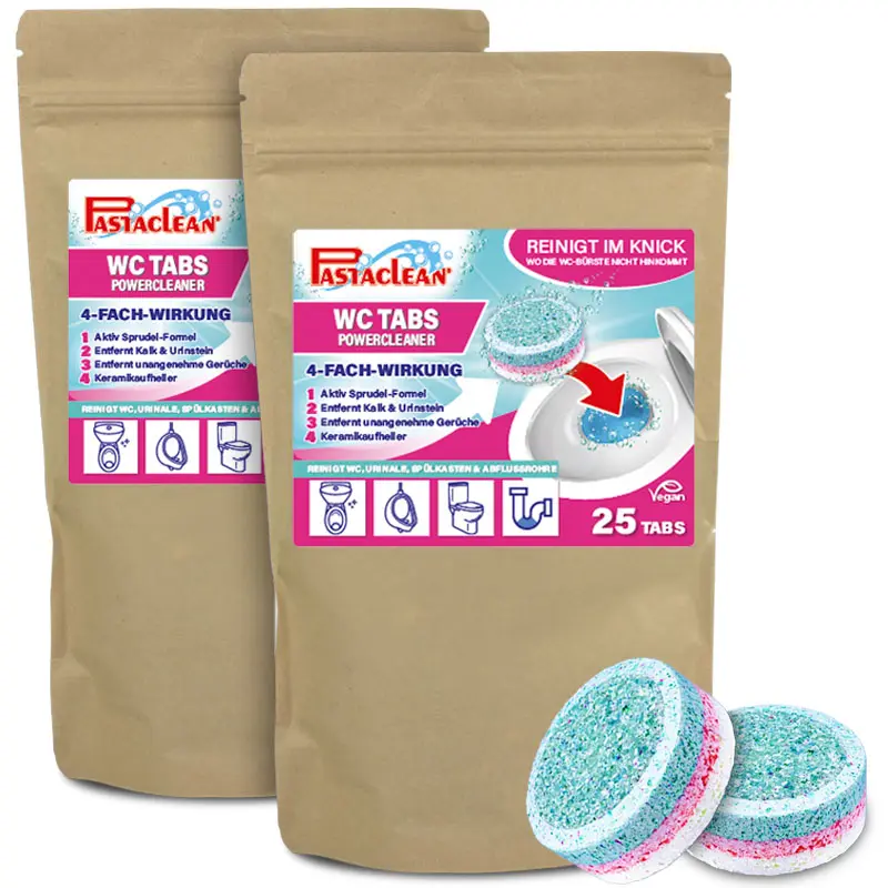 WC Tabs Toiletten Reiniger 50 Stück Pastaclean WC Tabs Toiletten Reiniger 50 Stück Pastaclean
