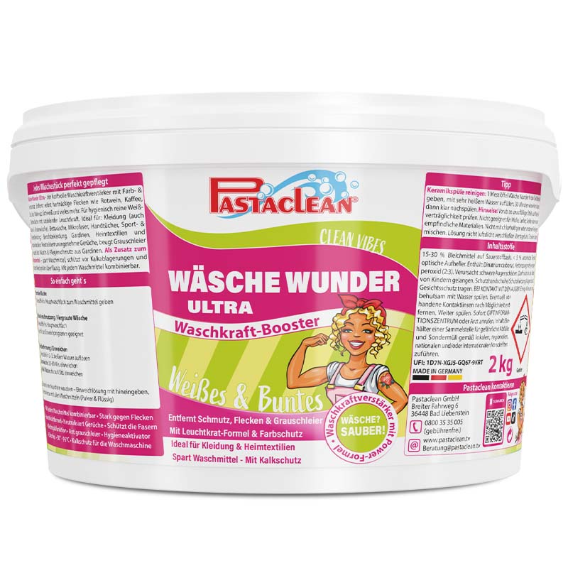 Wäsche Wunder Ultra Waschkraft Booster von Pastaclean Wäsche Wunder Ultra Waschkraft Booster von Pastaclean