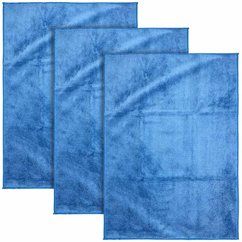 Micro Magic Bodentücher 3er-Set (Taubenblau) Mikrofaser Reinigungstücher für alle Böden