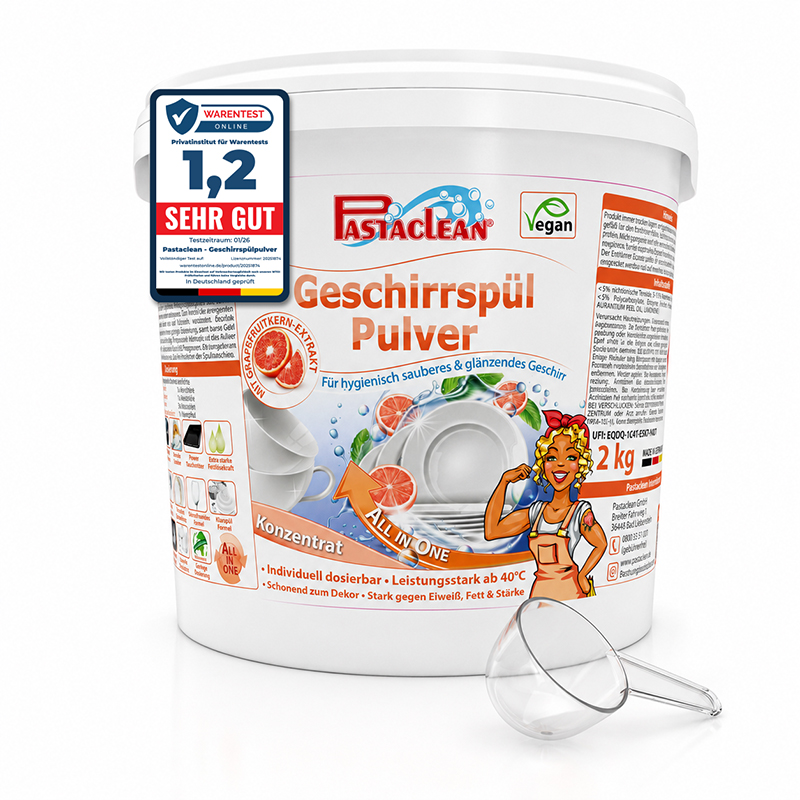 Geschirrspülpulver Spülmaschinenpulver, 2 kg