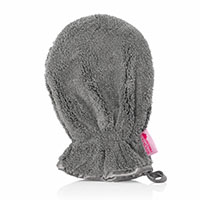 Pastaclean Waschhandschuh Set Grau für Gesichtsreinigung, Make-up Entfernung und sanftes Hautpeeling
