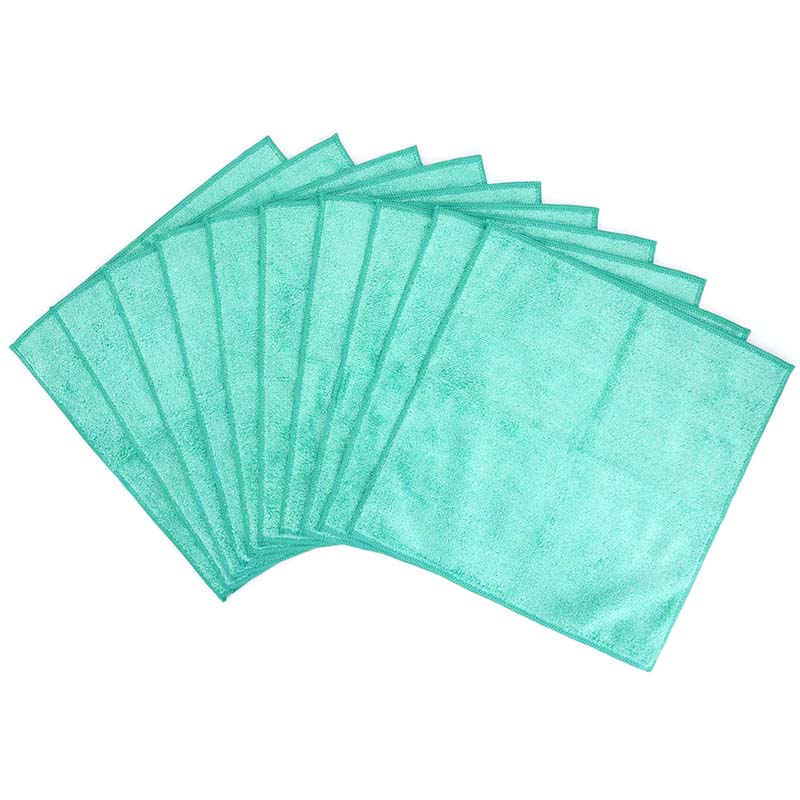 Pastaclean Flauschi Putztücher 10er-Pack in Türkis, weiche Mikrofaser Reinigungstücher für Haushalt, Küche, Bad und alle glatten Oberflächen