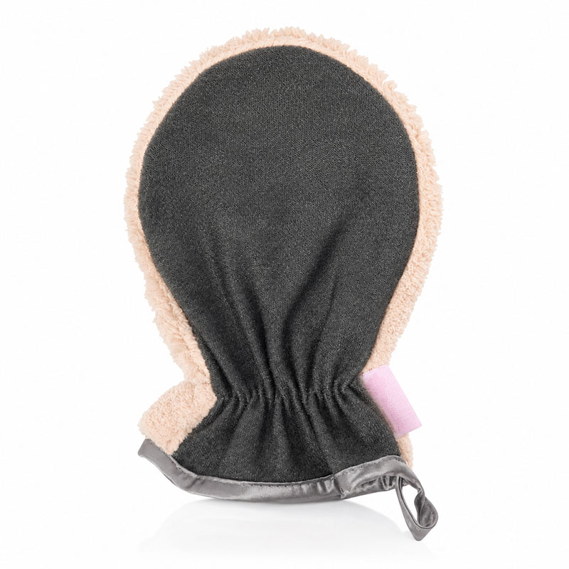 Peelinghandschuh & Waschhandschuh 3er Set für Gesicht, Körper, Dusche und Make-up-Entfernung, ideal für sanfte Hautreinigung und Peeling im Badezimmer.