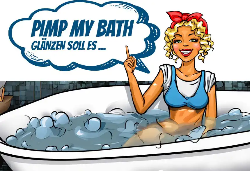 Miss Pastaclean in der Badewanne Miss Pastaclean in der Badewanne
