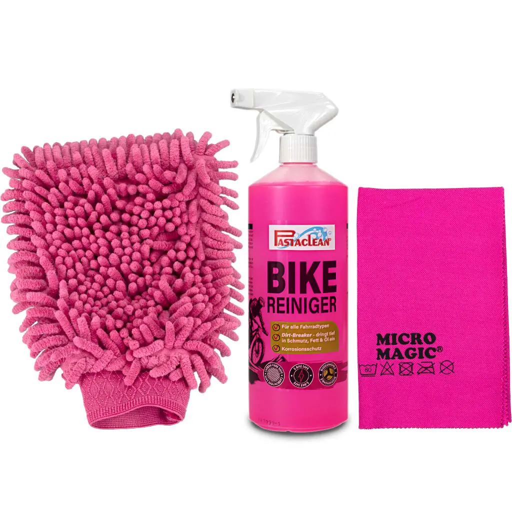 Fahrradreiniger Fahrradpflege Set Pink Pastaclean Bike Cleaner