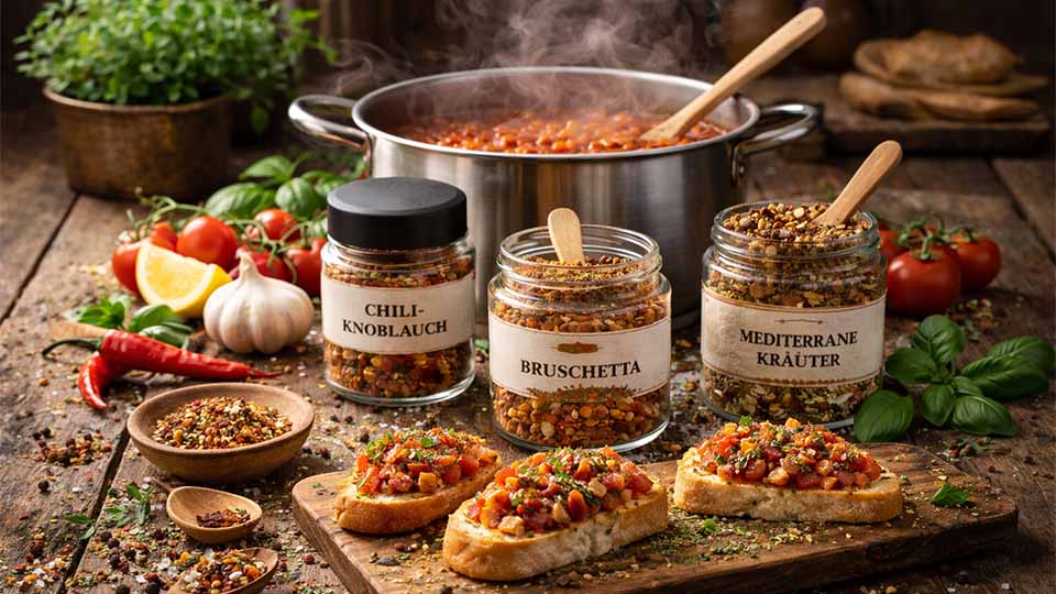 Gewürze von Weich-Gekocht