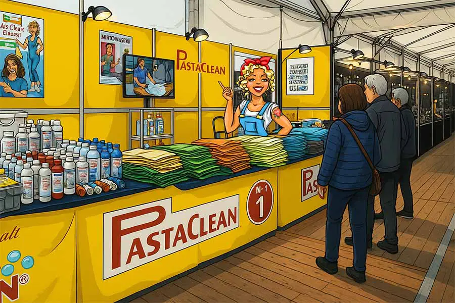 Pastaclean Produkte auf dem Markt