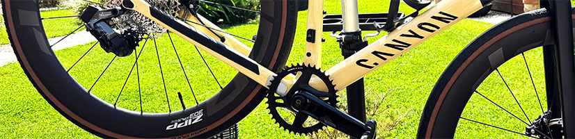 Fahrrad von Canyon mit Zipp Laufrad