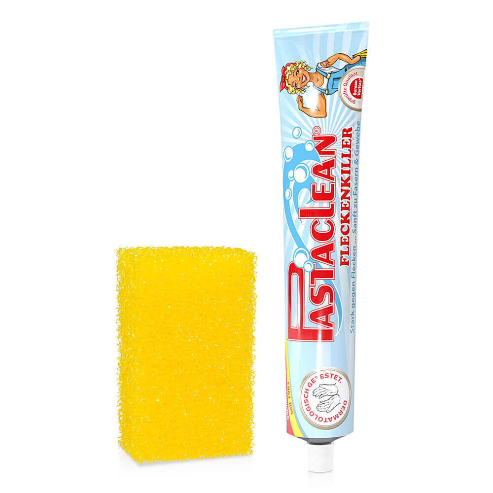 Fleckenentferner Fleckenpaste 1 Stück mit Schwamm Pastaclean