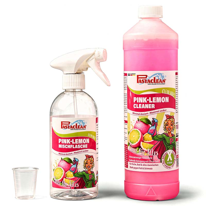 Pink Lemon Cleaner (1000 ml) Universalreiniger Konzentrat – Starker Fettlöser für den Haushalt