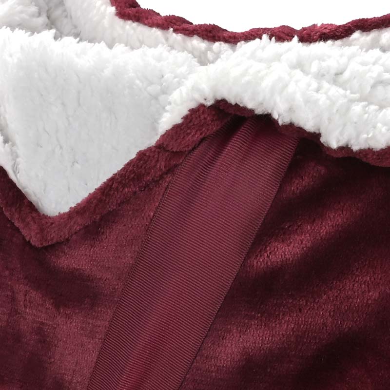 hoodie-decke-bordeaux-detail