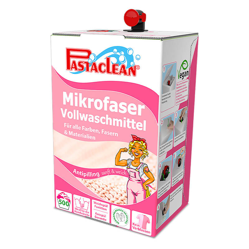 Mikrofaser Vollwaschmittel 5 Liter Pastaclean