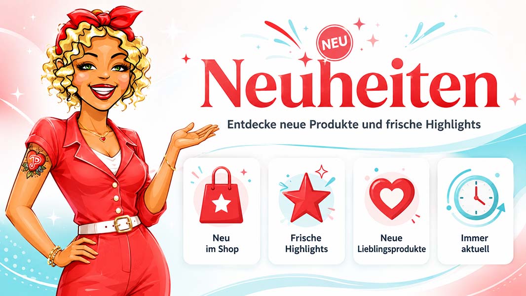 Neuheiten im Shop entdecken mit frischen Highlights und Lieblingsprodukten, immer aktuell.